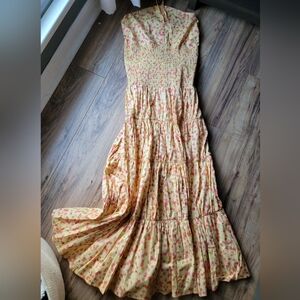 Koko + Mason Halter Maxi Dress NWT L